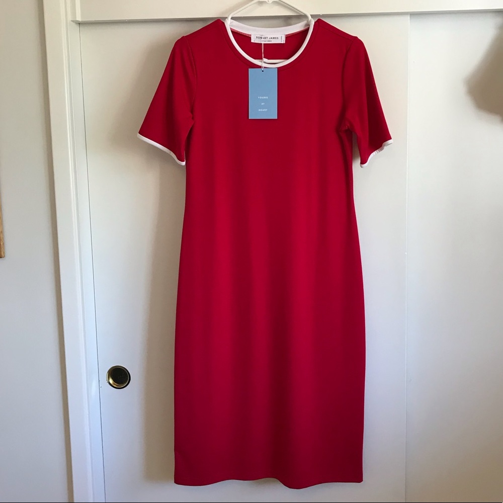 Sonnet James Red May Dress Size Small